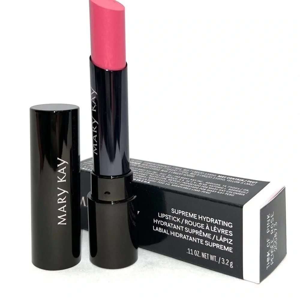 Mary Kay Supreme Hydrating Lipstick - Think of Pink New in Box